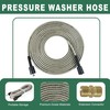 25FT 1/4-inch Pressure Washer Hose, Kink Resistant Power Washing Extension