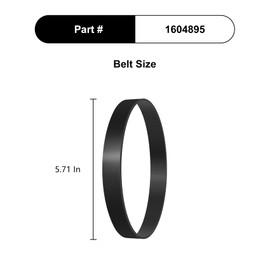 CPAI 3437F Belt Compatible with Bissell 3437F 3508 3437 2112 1520 2690 23T7 23T7V 3130 21129 CleanView Compact Upright Vacuum (2 Belts)