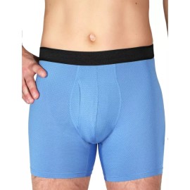 Athletic Works Men's Black Stretch Performance Boxer Briefs 6 Pk Size Large