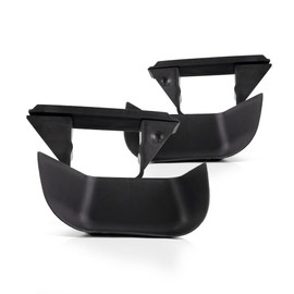 For Chevy Silverado 1500/2500/3500 2005 2006 2007 Tow Hook Bezel Driver & Passenger Side | Pair | Front | Made of PP Plastic | For GM1029114, GM1029113 | 10392477, 191275831144, 10392478, 191275831137