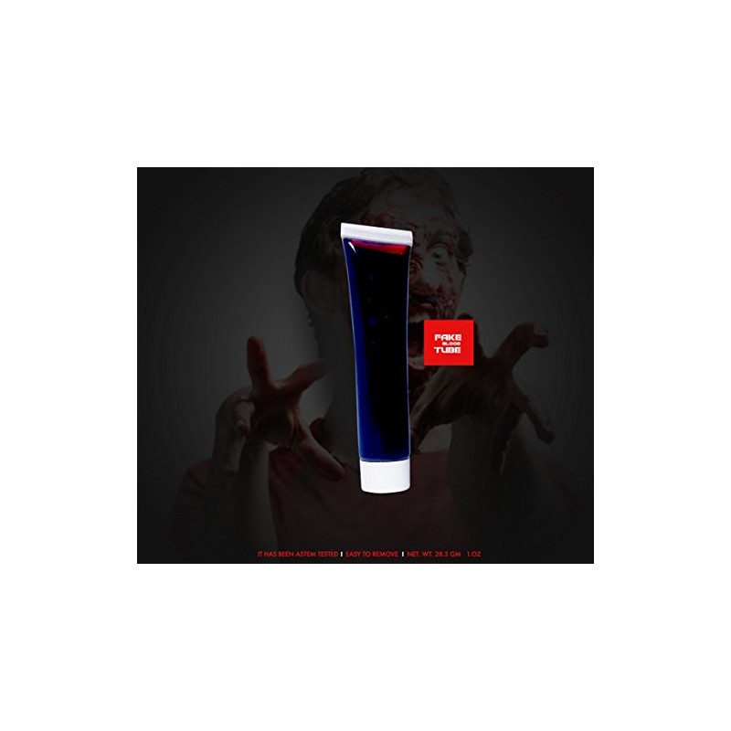 Realistic Looking Costume Makeup Blood – Zombie/Vampire Tube Blood 1