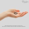 Parcelona French Eggie Oval Shell Black Mini Celluloid Acetate Side