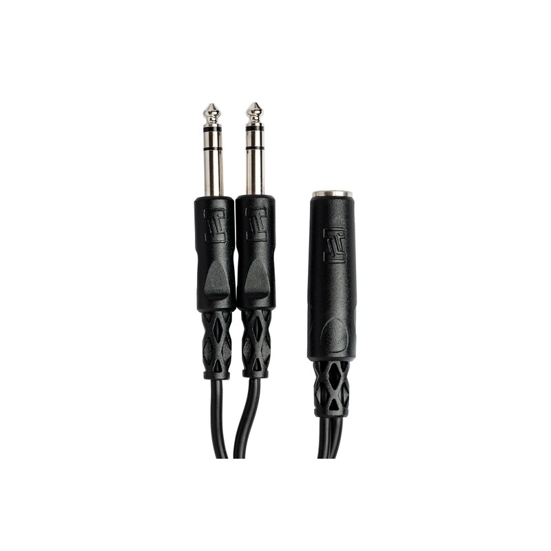 Hosa YPP-308 1/4 Inch TRSF to Dual 1/4 Inch TRS