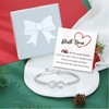 Jbniuay Gift for women, grandma, grandmother, women's bracelet - infinity