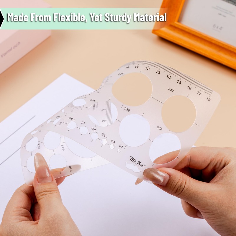 Mr. Pen- Circle Template, Circle Stencil, Circle Template for Drawing