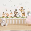 SMAOSTORE Wall Sticker, Bear, Giraffe, Zoo Sticker, Stylish, Cute, Animal,