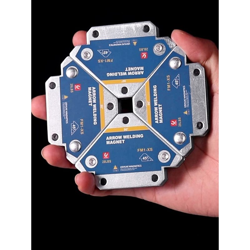 4Pcs Welding Magnets 28lbs Magnetic Welding Holder Metal Positioning Arrow