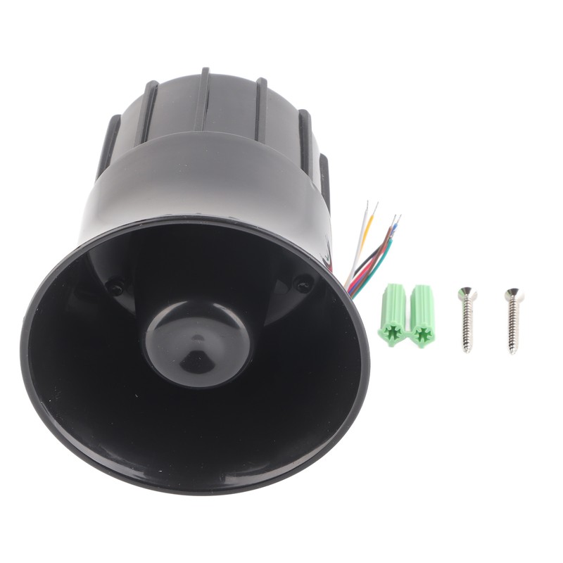 Electric Sound Horn Loud Speaker Truck Warehouse Alarm Siren Support