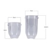 Mixer Blender, Juicer Replacement Cup Transparent Plastic High and Short