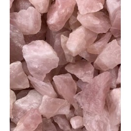 Shropshire Crystals Rough Rose Quartz for Tumbling (1lb)