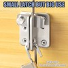 Litensh Door Bolt Stainless Steel Bolt Bolt Sliding Bolt Lock