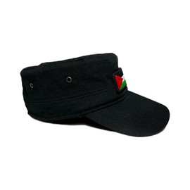 No Face No Name Military Cap Free Palestine in Black I Unisex Freely Adjustable I Embroidered Patch I Army Baseball Cap Snapback Cap Hat, black