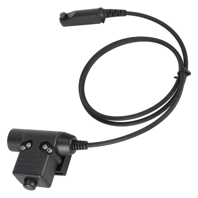 U94 PTT Adapter Cable 35.4in Walkie Talkie Headset Connector Cable