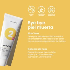 Scrub-u gel exfoliante de cáscara de nuez para celulitis todo tipo de piel (250 g)