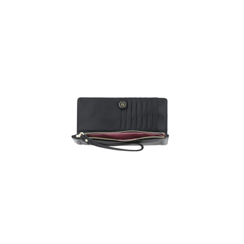 Cartera de dama wallet grande GORETT Negro ALEJANDRA