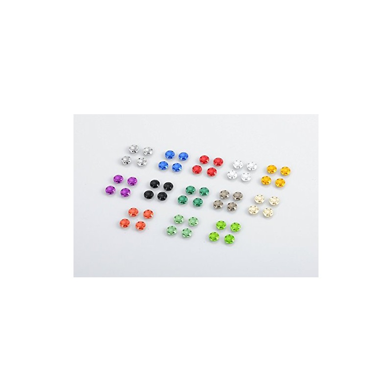 POSH 001822-02 Motorcycle Goods Cap Bolt Cover for NASA Type