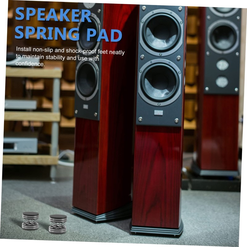 Mipcase 4Pcs Speaker Isolation Feet Vibration Dampers for Subwoofer and