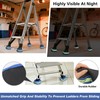 4PK Upgraded Step Ladder Safety Boots Floor Protectors with Reflective