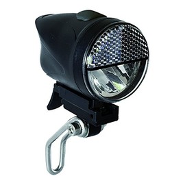 BÜCHEL Fahrradlicht Vorne LED I 40/15 LUX I StVZO zugelassen mit bis zu 5h Akkulaufzeit I Aufladbarer Frontscheinwerfer, Fahrradvorne, Fahrrad Licht, Front Fahrradlampe, Micro-USB