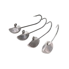 ドレス(DRESS) D-head ディーヘッド 1.5g (4pcs) 4個入り 水中伝達形状 根がからない ジグヘッド アジ アジング メバル 堤防 ジグ探 ライトゲーム 特殊形状 初心者 セット