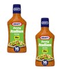 Kraft ( 2 Pack ) Kraft Zesty Italian Lite Salad Dressing 16 Fl Oz Bottle