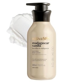 Nativa SPA by O Boticário, loción corporal hidratante de vainilla de Madagascar, hidratante para la piel perfumada con gotas de quinua purificadas, 13