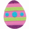 Baker Ross Easter Egg Foam Magnets for Crafts, Pack of