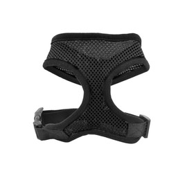 Air Mesh Dog Harness - All Weather Mesh Vest Harness for Small and Medium Dogs - Pet Dog Cat Puppy Soft Leash Vest Mesh Breathe Adjustable Harness Braces Clothes (Black) (XL)