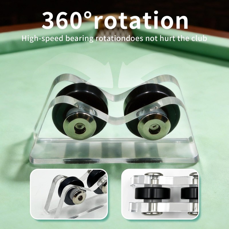 2Pcs Billiard Cue Straightness Checker, Portable and Accurate Pool Billiard