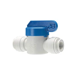 John Guest PP Shut Off Valve Connection 8 mm (One Supplied)