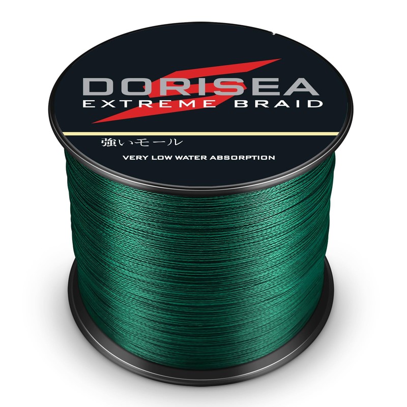 DORISEA Extreme Braid 100% PE Braided Fishing Line 1000m/328Yards 6-500Lb
