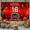 Level 16 Unlocked Backdrop Banner Decorations Video Game On Happy