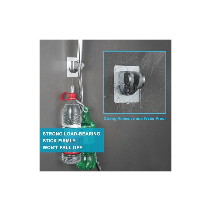Handheld Shower Head with ON/OFF Switch,Detachable 8 Mode High Pressure