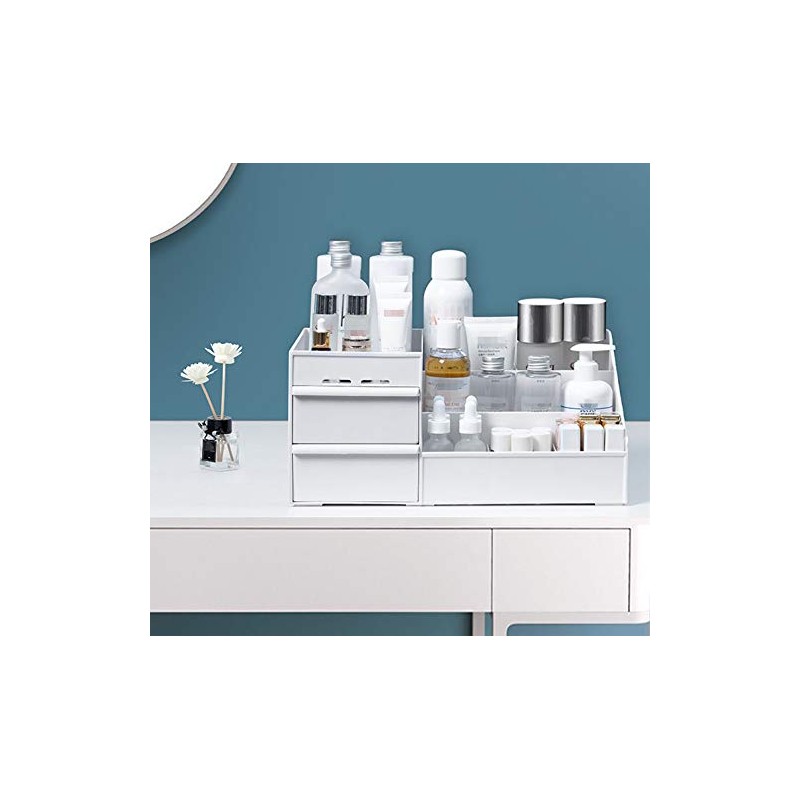 Stylish Cosmetics Storage Box, Cosmetic Box, Small Items, Tabletop Storage,