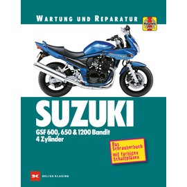 Suzuki GSF 600, 650 & 1200 Bandit - 4 Zylinder: Das Schrauberbuch mit farbigen Schaltplänen