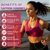 2 Pack Saffron Gummies, 10-in-1 Saffron Supplement, Strawberry Flavor