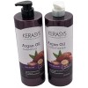 KERASYS HAIR CLINIC ARGAN OIL SHAMPOO AND CONDITIONER 33.8 OZ