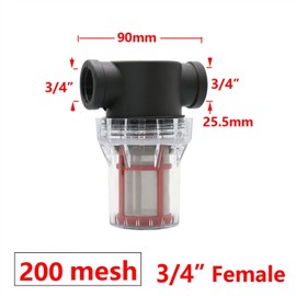 NALsa 1/2 3/4 1 Inch Watering Filter for IBC Tank Tap Adapter S60 Ton Barrel Joint Garden Irrigation Aquarium Pump Water Gun Strainer 1Pcs (Color : I)