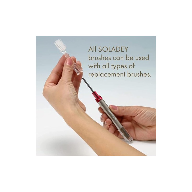 Soladey 3 cepillos de dientes iónicos, paneles solares y semiconductores