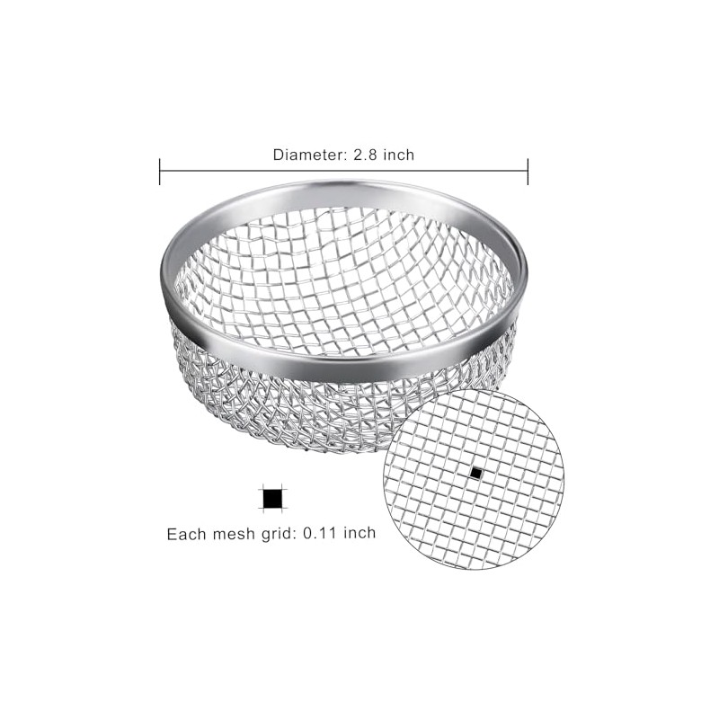TOODOO 2 Pack Flying Insect Screen RV Furnace Vent Screen