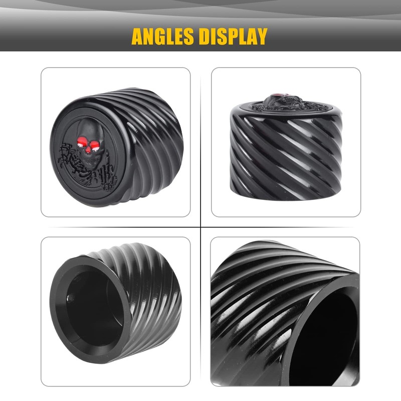 Sresk For Harley Street Glide Front Axle Nut Cover Caps,