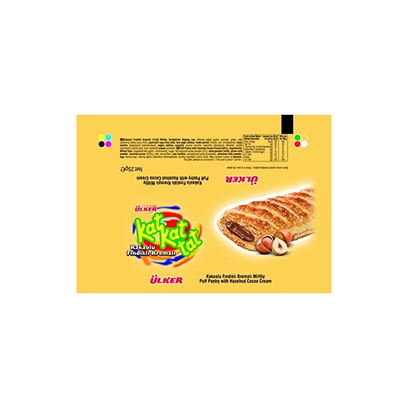 Ulker Kat Kat Tat Puff Pastry With Hazelnut Flavoured Cocoa