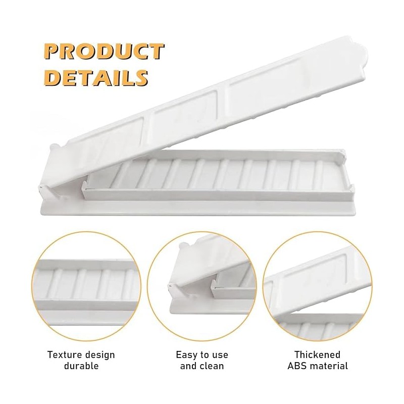 THJOPOKEEL 2 Pcs Plastic Kebab Maker Machine Press, Manual Kabob