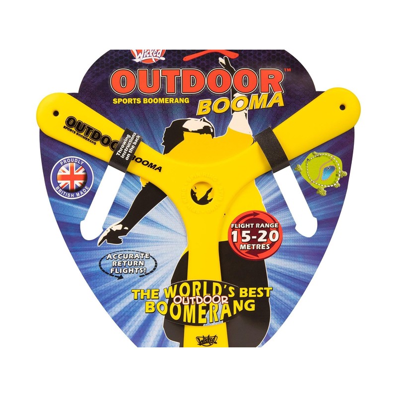 l&j Boomerang Aerodynamic Polymer, Highly Resistant, Precise Return, Long Range
