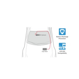 BlackVue 3-Wire Hardwiring Power Cable CH-3P1 | Parking Mode Accessory | Compatible with DR900X, DR750X, DR590X Series BlackVue Dashcams | Battery Discharge Prevention