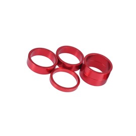 Motoforti 1 Set Bicycle Headset Spacer 28.6mm Fit for 1 1/8 in Red 5 10 mm Long-lasting