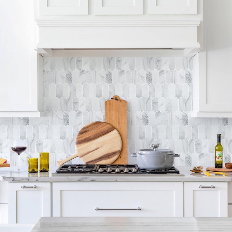 Vamos Tile Upgraded Thicker Design Peel and Stick Backsplash Tile,