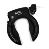 Axa Unisex-Adult 424000 Rahmenschloss, Schwarz/Grau, 10 x 8 x 4