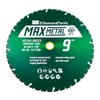 9" Vacuum Brazed Diamond Saw Blades for Metal, 7/8"-5/8" Arbor