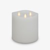 Luminara Tri-Flame Grand Flameless Candle 5.8" x 5.7" Moving Flame